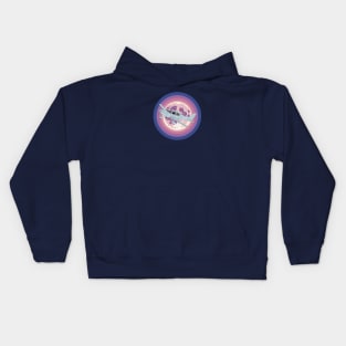 Cirrus SR22 Purple Moon Kids Hoodie